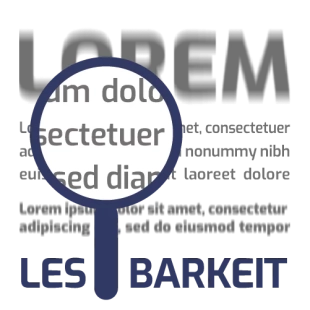 Lorem Ipsum Texte mit Lupe